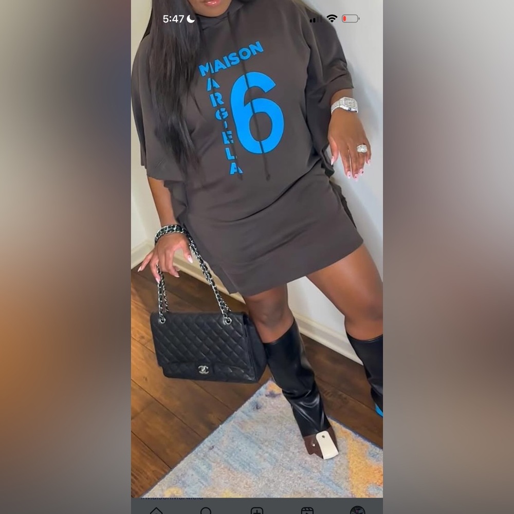 Maison Margiela hoodie dress